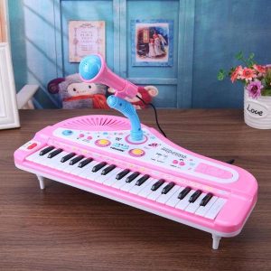 Toy Musical Instruments |   Multifunction Kids 37 Keys Electronic Piano Music Toy Recharged Mic Children Educational Keyboard Toy Musical Instruments Toy Musical Instruments