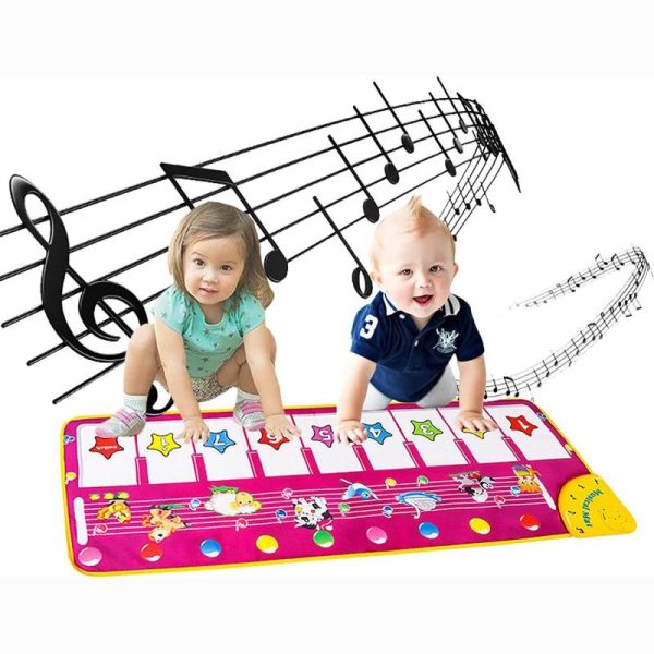 Toy Musical Instruments |   Musical Piano Mat,Toddlers Music Floor Keyboard Blanket Dance Mat With 8 Different Animal Sounds,Early Learning Educational Toys For Baby Toy Musical Instruments Toy Musical Instruments