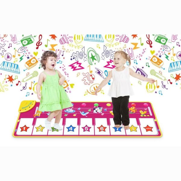 Toy Musical Instruments |   Musical Piano Mat,Toddlers Music Floor Keyboard Blanket Dance Mat With 8 Different Animal Sounds,Early Learning Educational Toys For Baby Toy Musical Instruments Toy Musical Instruments