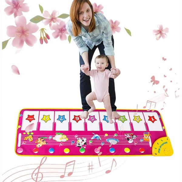 Toy Musical Instruments |   Musical Piano Mat,Toddlers Music Floor Keyboard Blanket Dance Mat With 8 Different Animal Sounds,Early Learning Educational Toys For Baby Toy Musical Instruments Toy Musical Instruments