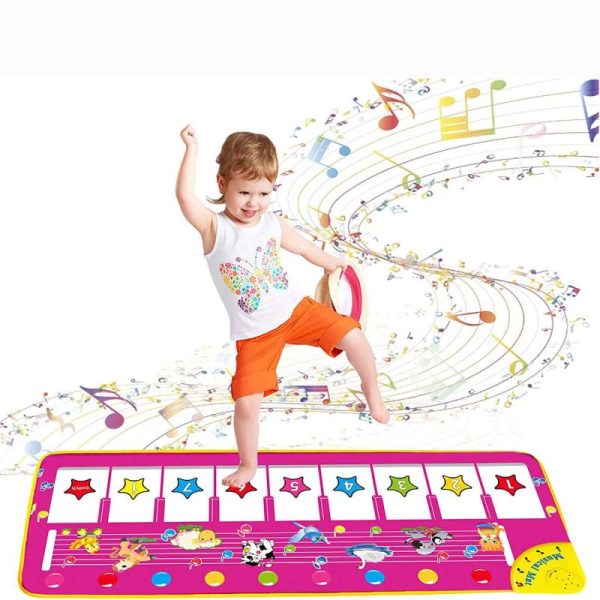 Toy Musical Instruments |   Musical Piano Mat,Toddlers Music Floor Keyboard Blanket Dance Mat With 8 Different Animal Sounds,Early Learning Educational Toys For Baby Toy Musical Instruments Toy Musical Instruments