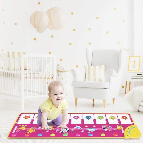 Toy Musical Instruments |   Musical Piano Mat,Toddlers Music Floor Keyboard Blanket Dance Mat With 8 Different Animal Sounds,Early Learning Educational Toys For Baby Toy Musical Instruments Toy Musical Instruments