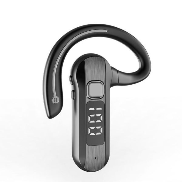 Video & Audio |   Led Display Business Single-Ear Headphone Hanging Ear Type 5.3 Bluetooth Headset Handfree Calling Wireless Headphone Electronics Video & Audio