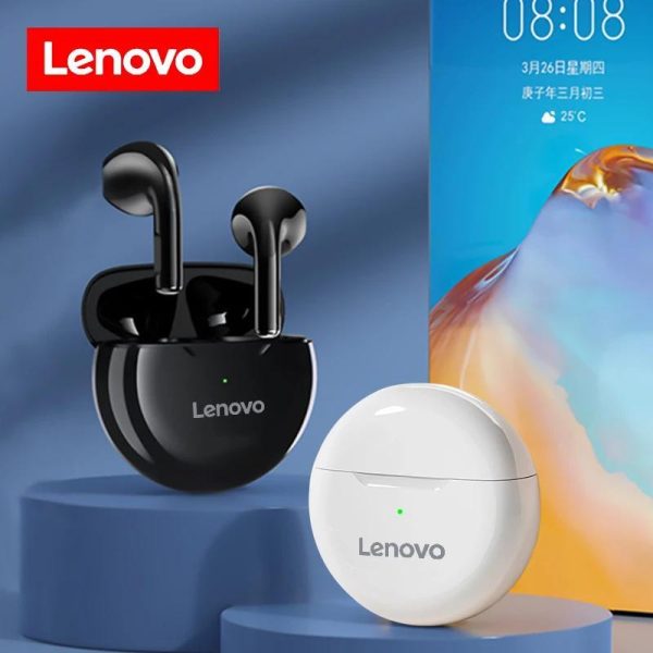 Video & Audio |   Lenovo Ht38 Tws Bluetooth Earphones Wireless Earbuds Sport Waterproof Hifi Headphone Electronics Video & Audio