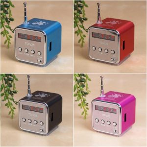 Video & Audio |   Portable Fm Radio Music Player Usb Digital Speaker Rechargeable Electronics Video & Audio