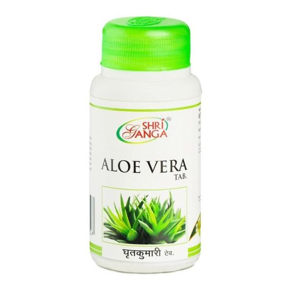 Vitamins & Food Supplements |   Aloe Vera (60 Tabs, 500 Mg), Aloe Vera, Shri Ganga Pharmacy Health Vitamins & Food Supplements