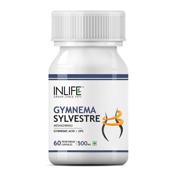 Vitamins & Food Supplements |   Gymnema Sylvestre (60 Caps, 500 Mg), Gymnema Sylvestre, Inlife Health Vitamins & Food Supplements