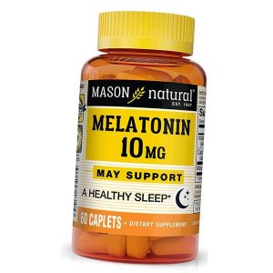 Vitamins & Food Supplements |   Melatonin For Sleep, Melatonin 10, Mason Natural 60Caplet (72529013) Health Vitamins & Food Supplements