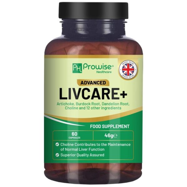 Vitamins & Food Supplements |   Prowise Advanced Livcare+ 60 Capsules Liver Cleanse Detox And Repair For Men And Health Vitamins & Food Supplements