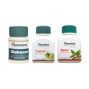 Vitamins & Food Supplements |   Set Diabecon, Triphala, Neem (3 Pcs X 60 Tabs), Diabecon, Triphala, Neem Set, Himalaya Health Medical Supplies