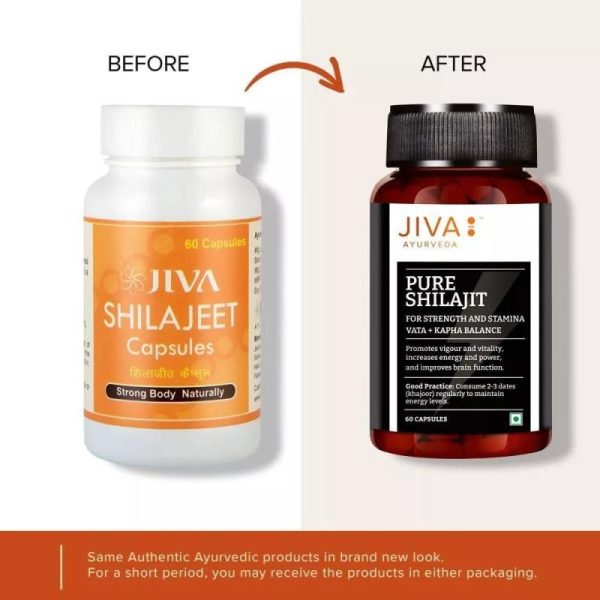 Vitamins & Food Supplements |   Shilajit (60 Caps, 500 Mg), Shilajeet, Jiva Health Vitamins & Food Supplements