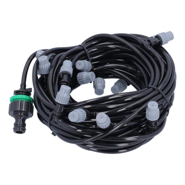 Watering & Irrigation |   15M / 49.2Ft 4/7 Irrigation Tube Pipe System With 20 Misting Sprayer Heads For Garden Agriculture Te Outdoors & Garden Watering & Irrigation