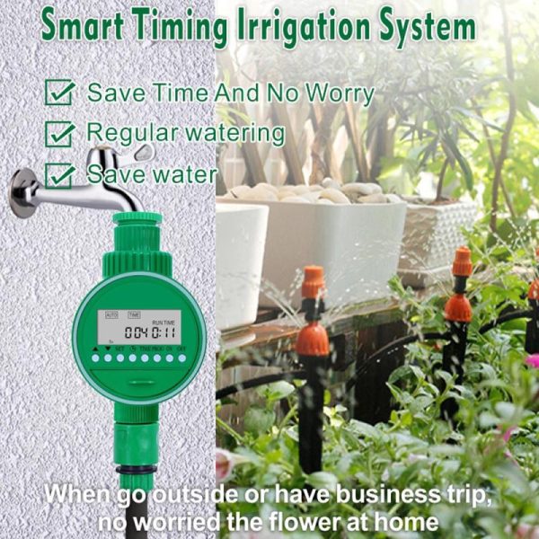 Watering & Irrigation |   16 Programs Setting Timer Irrigation Controller Lcd Display Automatic Flower Plant Watering Device Outdoors & Garden Watering & Irrigation