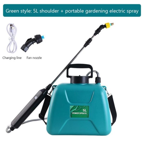 Watering & Irrigation |   5L Electric Sprayer Automatic Atomizing Plant Sprayer Bottle Sprinkler Car Wash Outdoors & Garden Watering & Irrigation