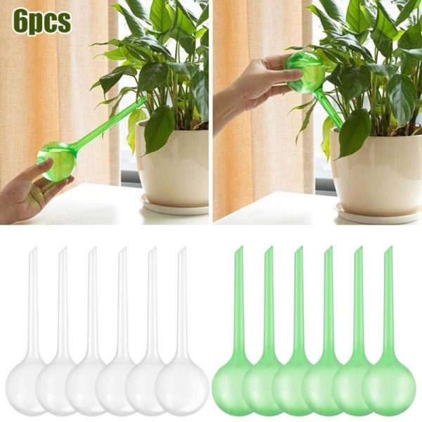 Watering & Irrigation |   6Xself Watering Plant Bulb Indoor Outdoor Pvc Water Globes Feeder Automatic Tool Outdoors & Garden Watering & Irrigation