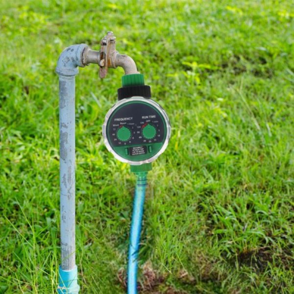 Watering & Irrigation |   Ball Valve Drip Irrigation System Battery Operated Garden Automatic Irrigation Controller Electronic Water Timer 21025 Two Dial Outdoors & Garden Watering & Irrigation