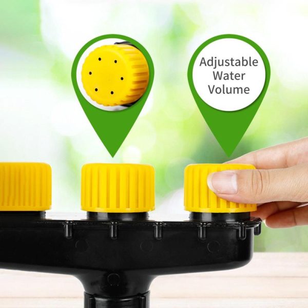 Watering & Irrigation |   Garden Sprinkler Adjustable Multi-Head Sprinkler Head Multi-Tips Lawn Sprinkler Irrigation System Outdoors & Garden Watering & Irrigation