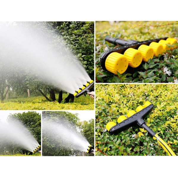 Watering & Irrigation |   Garden Sprinkler Adjustable Multi-Head Sprinkler Head Multi-Tips Lawn Sprinkler Irrigation System Outdoors & Garden Watering & Irrigation