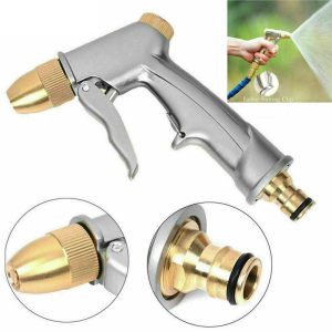 Watering & Irrigation |   High Pressure Water Spray Gun Brass Nozzle Garden Hose Pipe Lawn Car Wash Water Gun Outdoors & Garden Watering & Irrigation