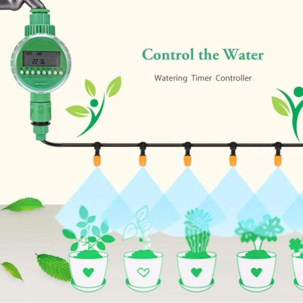 Watering & Irrigation |   Intelligent Garden Watering Timer Automatic Flowers Irrigation Controller With Lcd Display Outdoors & Garden Watering & Irrigation