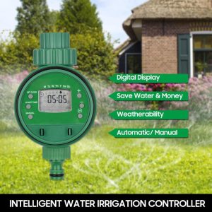 Watering & Irrigation |   Lepmerk Digital Automatic Watering Timer Programmed Garden Irrigation Timer Battery Operated Outdoors & Garden Watering & Irrigation