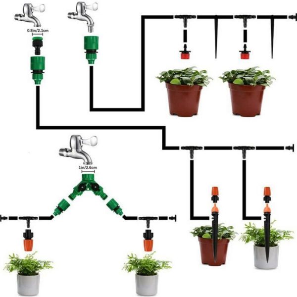 Watering & Irrigation |   Mist Cooling Automatic Irrigation System Drip Irrigation System Garden Plant Automatic Watering Outdoors & Garden Watering & Irrigation