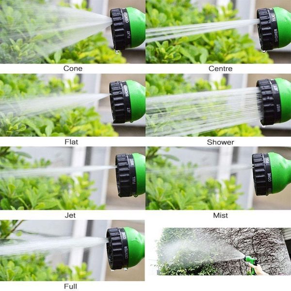 Watering & Irrigation |   Portable Adjustable Garden Hose High Pressure Gun Sprinkler Nozzle Water With 8 Modes Spray Gun Outdoors & Garden Watering & Irrigation