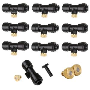 Watering & Irrigation |   Puntos Outdoor 23Pcs/Set Fog Nozzles Kit For Patio Garden Water Misting Cooling System Outdoors & Garden Watering & Irrigation