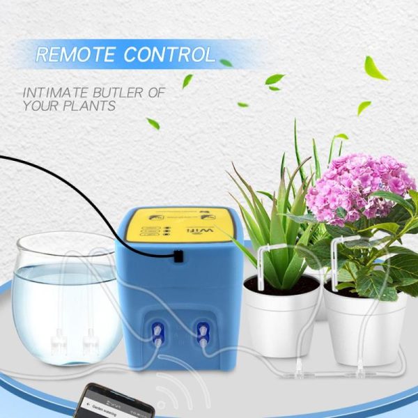 Watering & Irrigation |   Wifi Intelligent Watering Device Double Pump Timed Automatic Drip Irrigation System Remote App Outdoors & Garden Watering & Irrigation