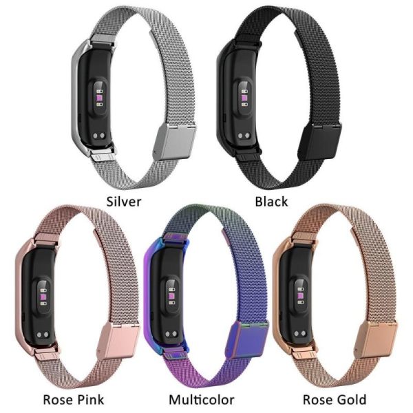 Wearables |   1Pc Metal Smart Watch Band For Samsung Galaxy Fit 2 R220 Stainless Steel Wrist Replacement Strap Bracelet Case Buckle Accessorie Electronics Wearables