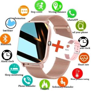 Wearables |   2024 New Smart Watch Men And Smart Bracelet Sports Activity Tracking Monitoring Bracelet Sports Ladies Smart Watch Electronics Smartwatches & Fitness Trackers