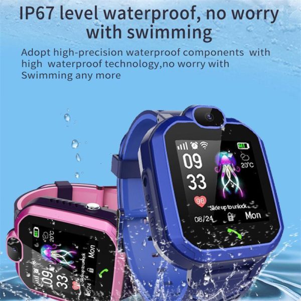 Wearables |   Children’s Smartwatch Kids Phone Watch Gps Two-Way Positioning 1.44-Inch Hd Touch-Screen Anti-Lost Monitor Student Watch Electronics Wearables