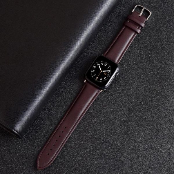 Wearables |   Leather Strap For Apple Wacth- Real Leather Watch Band For Iwatch Series Ultra/8/7/6/5/4/3/2/1/Se/Se2022 49Mm 45Mm 44Mm 42Mm 41Mm 40Mm 38Mm Electronics Wearables