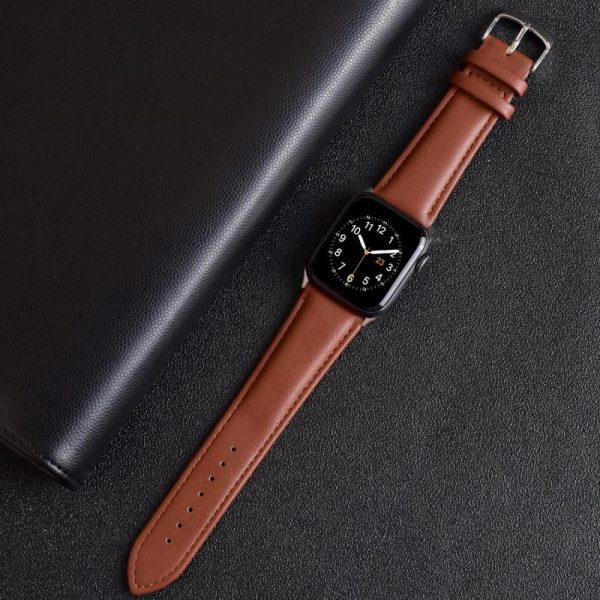 Wearables |   Leather Strap For Apple Wacth- Real Leather Watch Band For Iwatch Series Ultra/8/7/6/5/4/3/2/1/Se/Se2022 49Mm 45Mm 44Mm 42Mm 41Mm 40Mm 38Mm Electronics Wearables