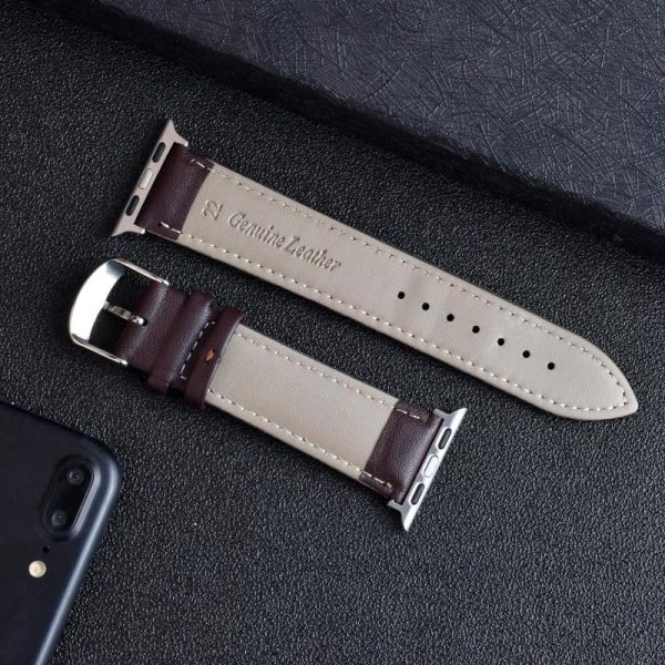 Wearables |   Leather Strap For Apple Wacth- Real Leather Watch Band For Iwatch Series Ultra/8/7/6/5/4/3/2/1/Se/Se2022 49Mm 45Mm 44Mm 42Mm 41Mm 40Mm 38Mm Electronics Wearables