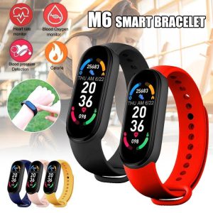 Wearables |   Newest M6 Waterproof Smart Watches Sport Fitness Tracker Band Heart Rate Monitor For Smartphone Smart Wristband Pk M5 M4 M3 Electronics Smartwatches & Fitness Trackers