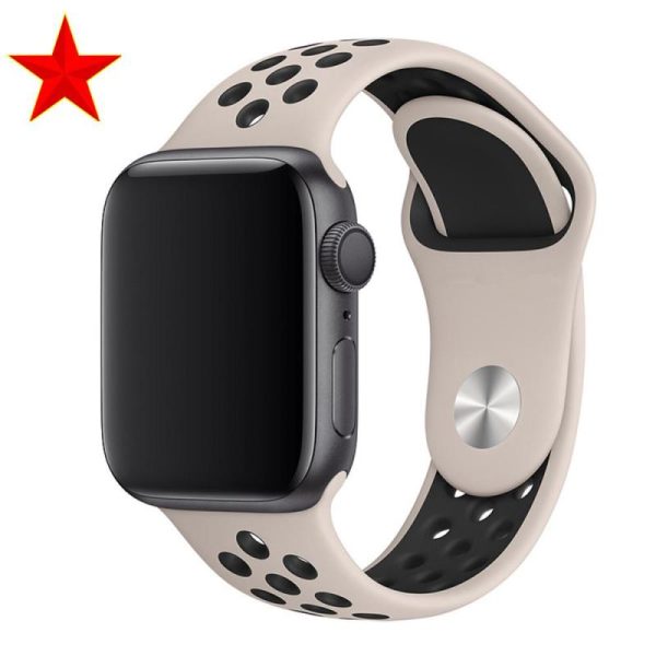 Wearables |   Silicone Sport Strap For Apple Watch Band 44Mm 40Mm For Apple Watch 6 Se 5 4 3 Band For Iwatch Band 38Mm/42Mm Bracelet Belt Watch Accessories Electronics Wearables