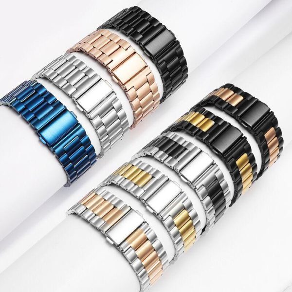 Wearables |   Stainless Steel Strap For Apple Watch Band 38Mm 40Mm 42Mm Metal Watchband 42Mm 44Mm 45Mm Sport Bracelet For Iwatch Series 7/6/Se/5/4/3/2 Electronics Wearables