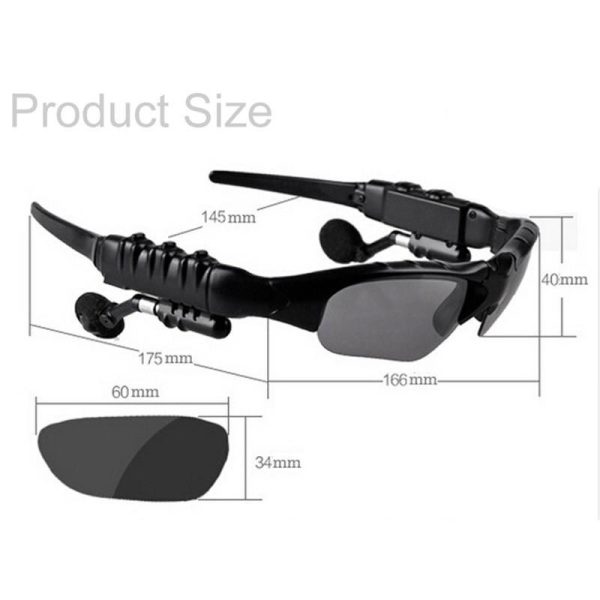 Wearables |   Wireless Bluetooth 5.1 Headset Sports Stereo Headset Phone Driving Sunglasses/Mp3 Driving Eyes Glasses With Colorful Sun Lens Electronics Wearables