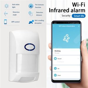 Home Security |   Tuya Smart Wifi Infrared Detectors Motion Sensor Alarm Compatible With Tuya App Smart Life App Home & Kitchen Home Security