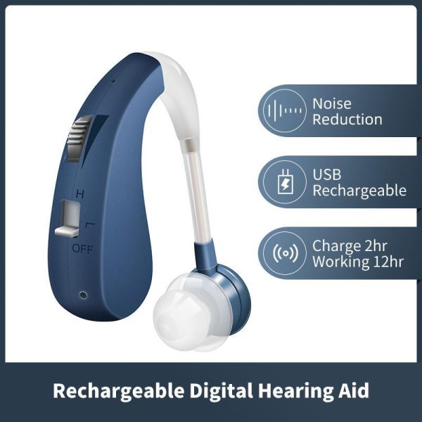 Medical Devices |   Hearing Aids For Senior Mini Sound Amplifier Rechargable Wireless Earphones Invisible Ears First Aids Adjustment Tools Health Medical Devices