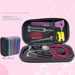 Medical Devices |   Portable Stethoscope Storage Box Carry Travel Case Bag Hard Drive Pen Medical Organizer Health Medical Devices