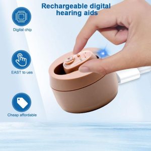 Medical Devices |   Rechargeable Hearing Aids Invisible Digital Sound Amplifier For Deafness Wireless Hearing Aid To Severe Hear Loss Audifonos Health Medical Devices