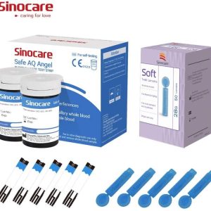 Medical Devices |   Sinocare Safe Aq Angel Diabetes Strips/Codefree 100Pcs Blood Glucose Test Strips Health Medical Devices