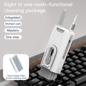 Household Supplies |   Multi-Function Computer Keyboard Cleaning Set Mobile Phone Screen Bluetooth Headset Cleaning Brush Home & Kitchen Household Supplies