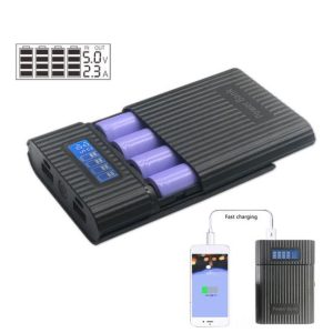 Batteries & Spare Parts |   4-Slot Led Light Lcd Display Diy Empty Power Bank Case Box Battery Charger Batteries & Spare Parts Batteries & Spare Parts