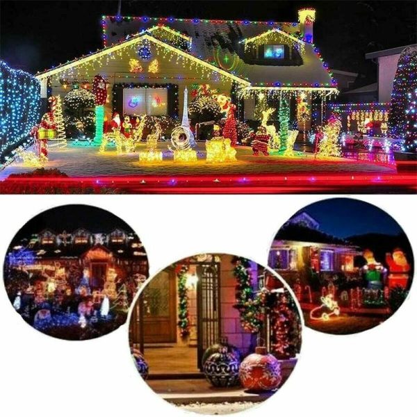 Lighting |   100Led Outdoor Led Solar String Lights Fairy Light Solar Powered Garland Lights 8 Mode Garden Wedding Decoration Waterproof Home & Kitchen Lighting