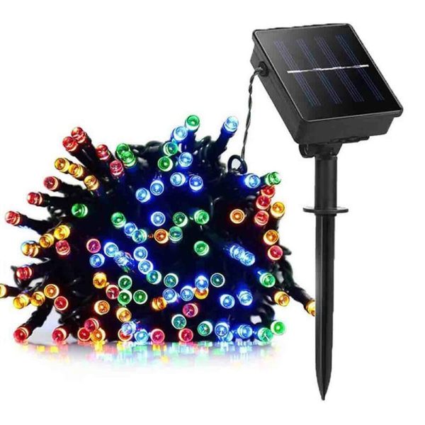 Lighting |   100Led Outdoor Led Solar String Lights Fairy Light Solar Powered Garland Lights 8 Mode Garden Wedding Decoration Waterproof Home & Kitchen Lighting