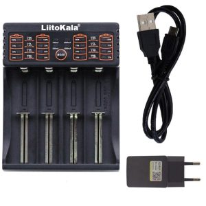 Batteries & Spare Parts |   4 Slots Usb Battery Charger Lii-402 For Liion Nimh Nicd 18650 26650 Aa Aaa & Adapter Batteries & Spare Parts Batteries & Spare Parts