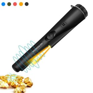 Home Security |   Metal Detector Pinpointer Waterproof Handheld Metal Detector Wand Pin Pointer With Belt Holster For Kids And Adults Electronics Home Security